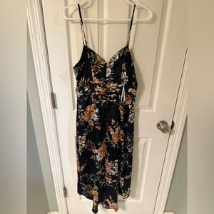 Lulus My Favorite Day Navy Floral Dresses (2!) NWT